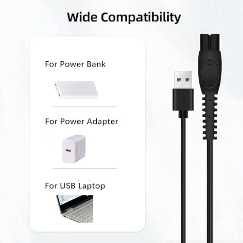 Philips Norelco MG5910 Charger Cable QP2724 - 3.3FT Compatible