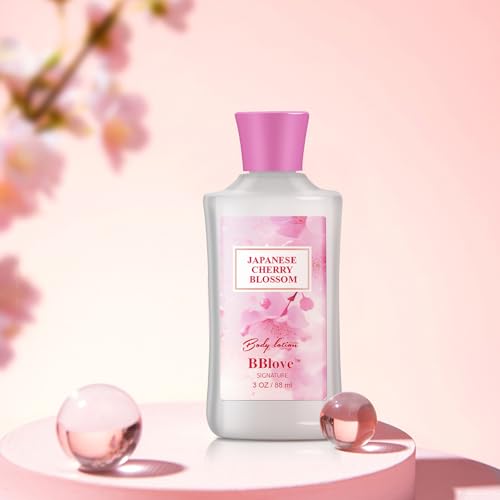 Japanese Cherry Blossom Bath Set - 3PC Travel Size Gel, Lotion & Mist