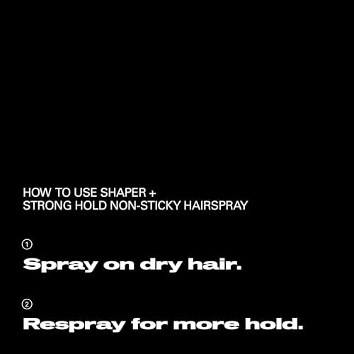 Sebastian Professional Shaper Plus Hairspray – Extra Hold, Humidity Resistant