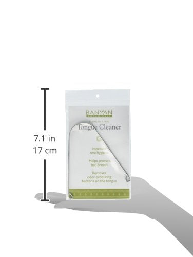 Banyan Botanicals Stainless Steel Tongue Cleaner - Ayurvedic Oral Care
