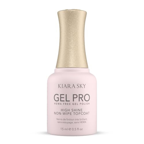 KIARA SKY HEMA-Free No-Wipe Gel Top Coat - High Gloss & Chip Resistant