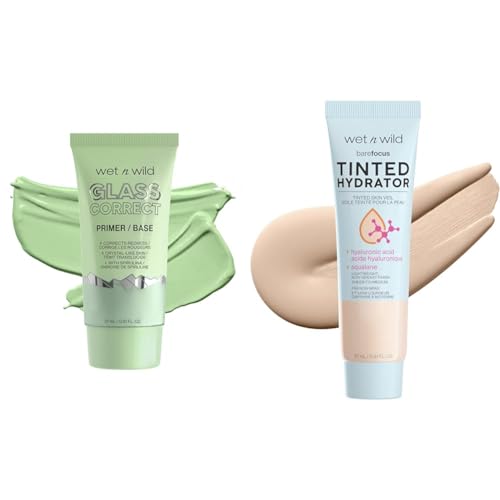 wet n wild Prime Focus Glass Skin Primer & Bare Focus Tinted Hydrator Set