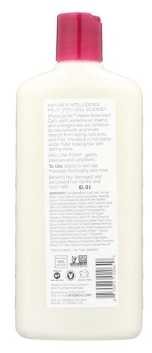 Andalou Naturals 1000 Roses Shampoo for Color Treated Hair - 11.5 Fl Oz