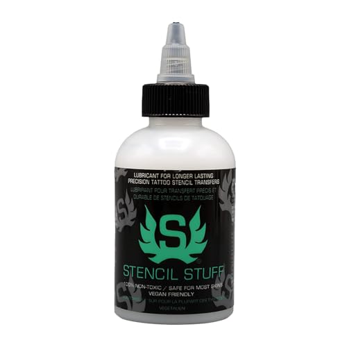Stencil Stuff Tattoo Stencil Transfer Gel ? 4oz Tattoo Stencil Transfer Solution ? Vegan-Friendly Stencil Gel ? Fast-Drying and Long-Lasting ? Clean and Easy Application