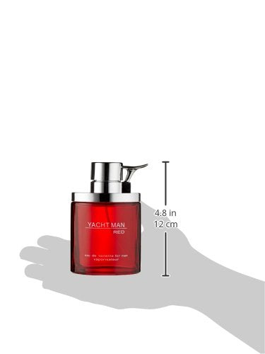 Myrurgia Yacht Man Red Eau De Toilette Spray for Men 3.4 Fl Oz Pack of 2 - Casual Masculine Fragrance