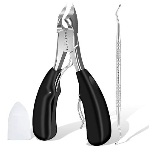 Makartt Ingrown Toenail Clipper Set - Stainless Steel Pedicure Kit