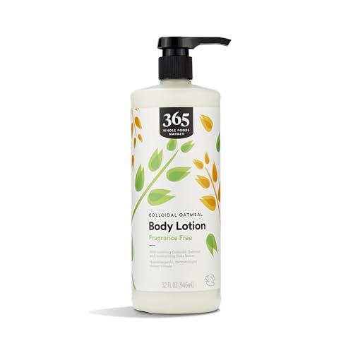 365 Whole Foods Market Colloidal Oatmeal Lotion Fragrance-Free 32oz Hydrating Moisturizer