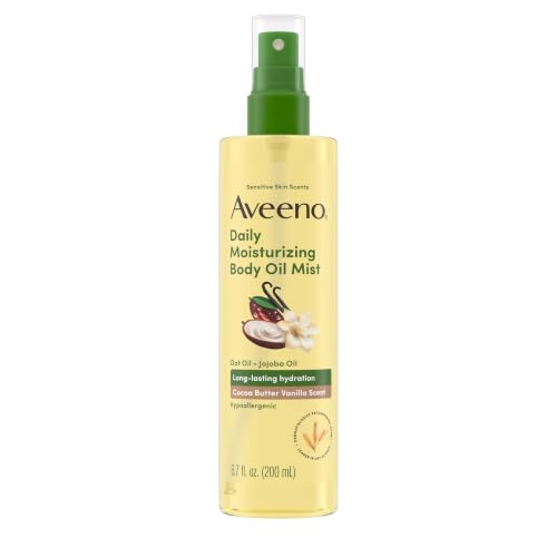 Aveeno Daily Moisturizing Body Oil Mist - Cocoa Butter Vanilla, 6.7 oz