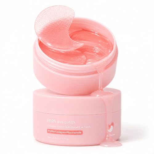 Duoffanny Salmon DNA PDRN Under Eye Patches - Collagen & Brightening Mask, 60 Ct