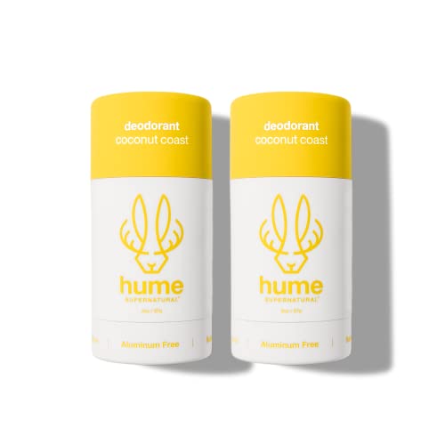 Hume Supernatural Aluminum Free Deodorant - 2-Pack for Sensitive Skin