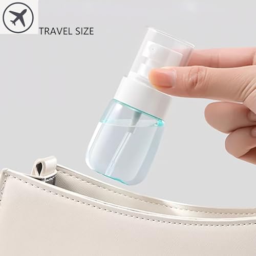 TOSERSPBE Fine Mist Spray Bottle - Travel Refillable 2 Pack