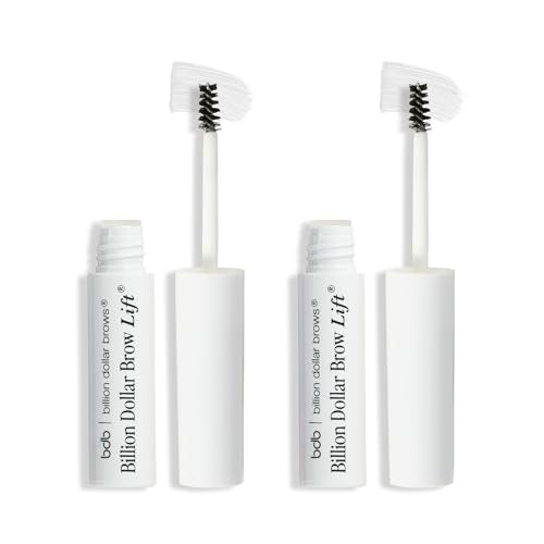 Billion Dollar Brows Clear Ultra Hold Brow Gel 2-Pack - Flake-Free & All-Day Lift