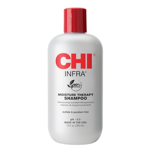 CHI Infra Hydrating Shampoo for Damaged Hair 12 Fl Oz - Sulfate & Paraben-Free