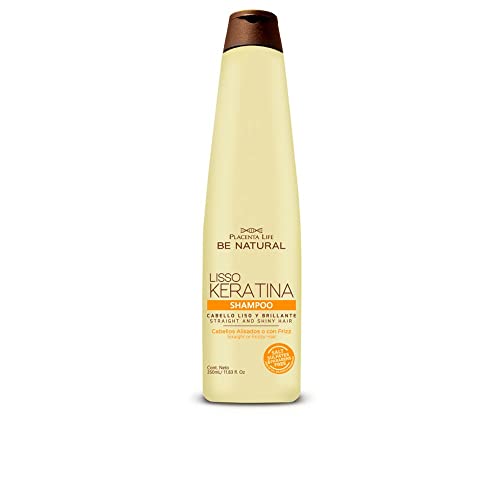 Placenta Life Be Natural Lisso Keratina Shampoo, 350ml - Sulfate-Free