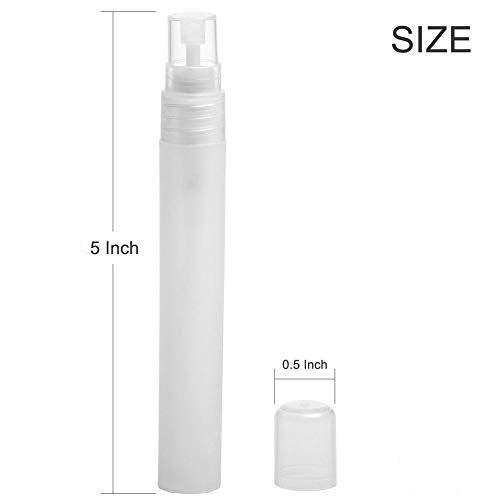 Birch 10ml Mini Portable Mist Spray Bottles | 4 Pack for Crafts & Travel
