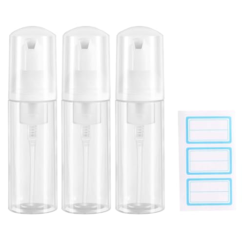 3pcs 2oz Travel Foam Pump Bottles - Leakproof & Portable Dispenser