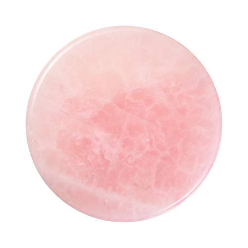 Beaupretty Jade Stone Eyelash Extension Glue Palette - Pink Round Pad