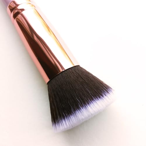 Reazana Kabuki Brushes Set - 2pcs Soft Synthetic Makeup Brushes