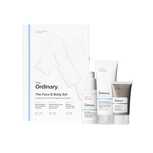 The Ordinary Face & Body Skincare Set with Niacinamide & Moisturizers