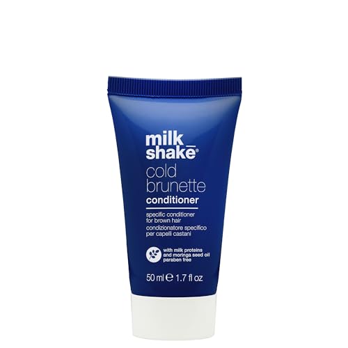 Milk Shake Cold Brunette Conditioner 1.7 Fl Oz - Cools Warm Undertones, Hydrating