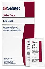 Safetec Pomegranate Lip Balm - 144 Count Moisturizing Therapy