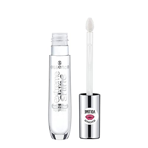 Essence Extreme Shine Volume Lip Gloss - 3 Pack, Crystal Clear, Vegan & Cruelty-Free