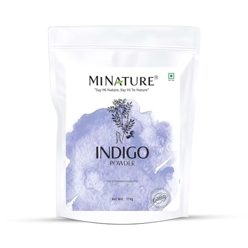 4 oz Indigo Powder (Natural Indigofera Tinctoria) Hair Dye - Rajasthani mi nature