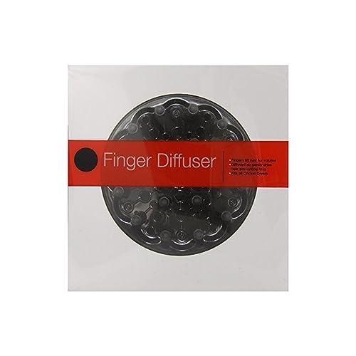 Cricket Universal Finger Diffuser for Hair Dryers - Adds Volume & Reduces Frizz