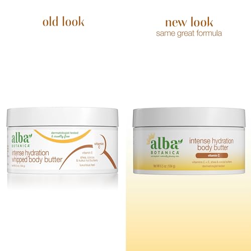 Alba Botanica Intense Hydration Whipped Body Butter, 6.5 Oz