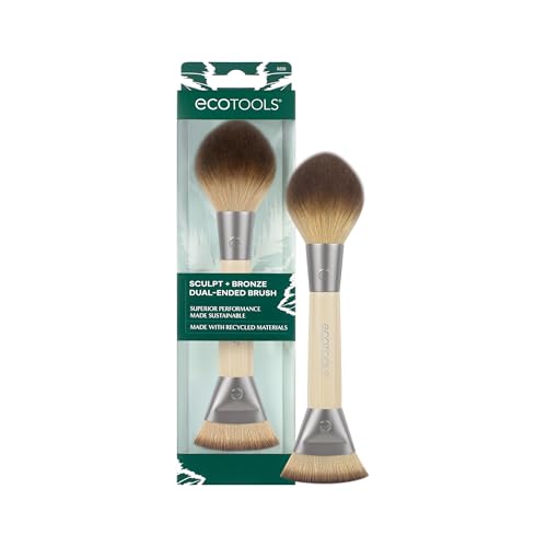 EcoTools Dual-Ended Sculpt + Bronze Makeup Brush for Contouring