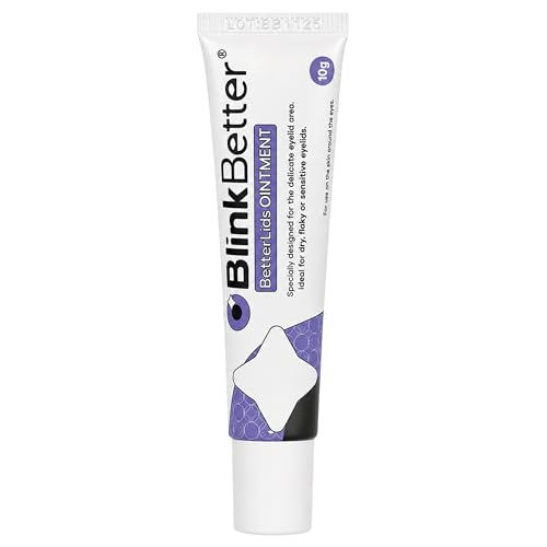 BlinkBetter BetterLids Eyelid Ointment for Dry, Itchy & Sensitive Eyelids ? Deep-Moisturising Oat Complex with Shea Butter & Panthenol to Hydrate, Nourish & Soothe Delicate Eyelid Skin ? 0.34 oz