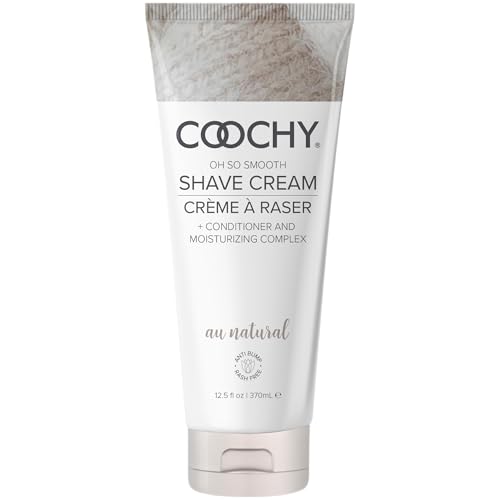 Coochy Shave Cream - Moisturizing Intimate Shaving Cream - 12.5 oz Au Natural