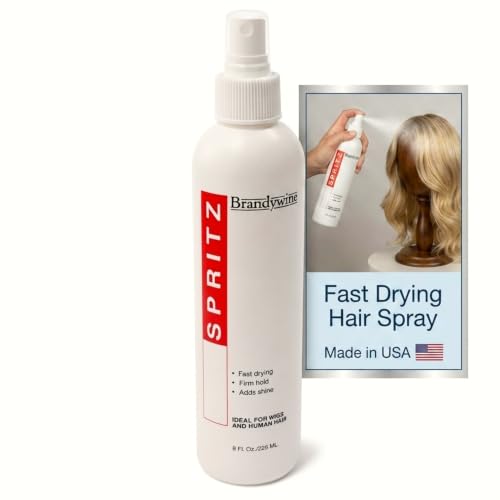 Brandywine Fast Drying Hair Spray for Wigs & Human Hair - 8 Fl Oz