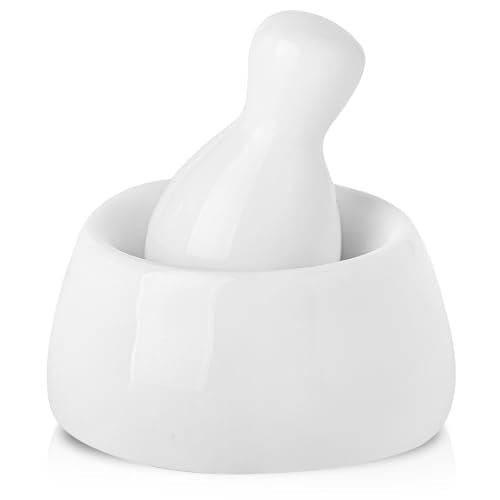 Howise 2.5 Inch Mortar and Pestle Set for Efficient Grinding