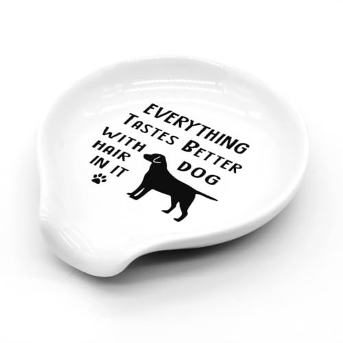 Labrador Ceramic Coffee Spoon Rest - Dog-Themed Kitchen Accessory
