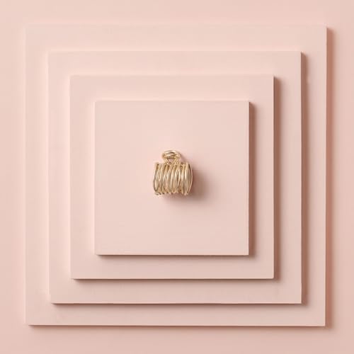 Gold Ponytail Cuff Clip - Elegant Hair Accessory for Women