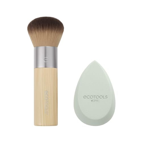 EcoTools Blend + Blur Makeup Brush & Sponge Duo for Flawless Finish