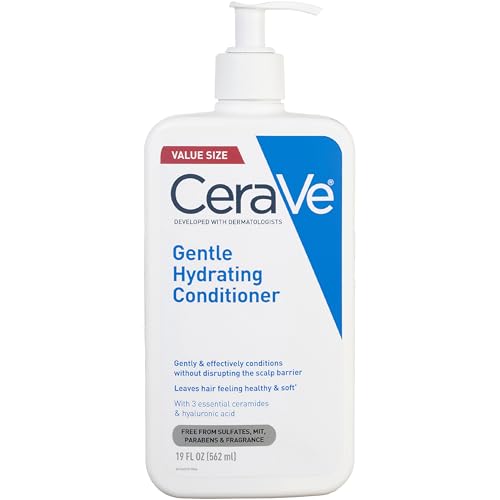 CeraVe Gentle Hydrating Conditioner with Hyaluronic Acid - Sulfate-Free, pH Balanced, For All Hair Types