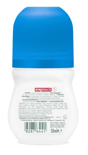 Borotalco Active Blu Roll-On Deodorant 50ml Made in Italy