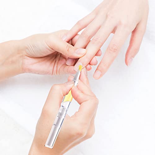 SOKOSEY 10-Pack 3ml Refillable Cuticle Oil Pens with Brush Tips