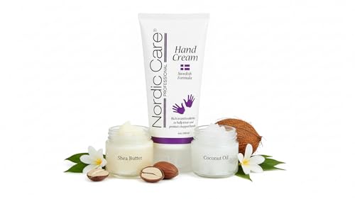 Nordic Care Hand Cream for Women & Men, Shea Butter & Urea, 6 oz