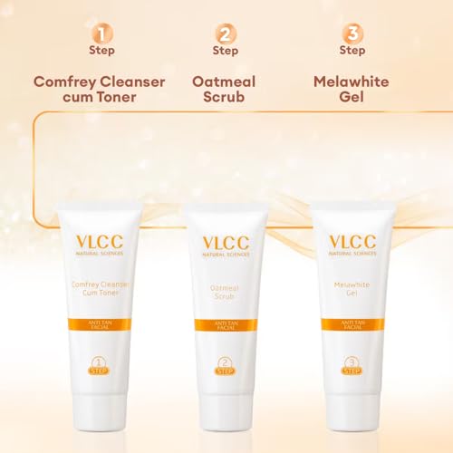 VLCC Anti Tan Facial Kit - Exfoliating Skin Treatment (60g)