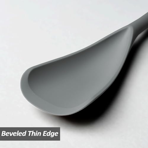 XiaoZu Silicone Cooking Spoon Spatula - 12.6" BPA-Free, Heat-Resistant Kitchen Tool
