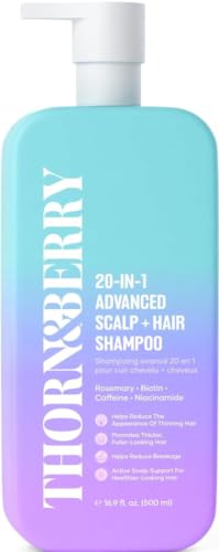 Rosemary & Biotin Shampoo for Thinning Hair - Thicker, Fuller Hair