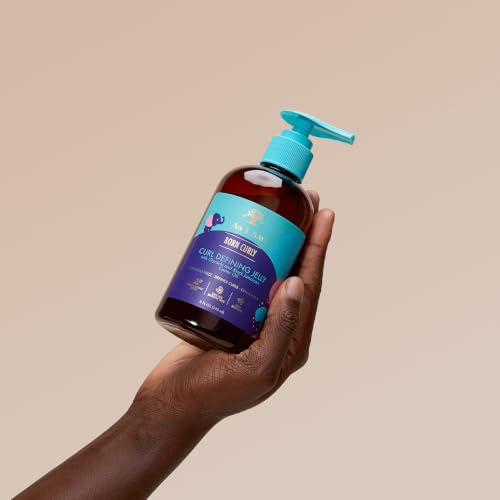 As I Am Born Curly Jelly for Kids - 8 oz Curl Definer with Jamaican Black Castor Oil