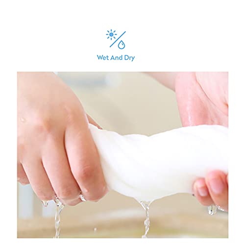 JINYUDOME 20 Pack Large Disposable Hair Towels - Soft & Absorbent Spa Towels, 15.75 x 31.5 inches, White