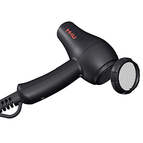 MHD Mini Travel Hair Dryer, 1000W Ceramic Ionic Blow Dryer with 2 Speeds