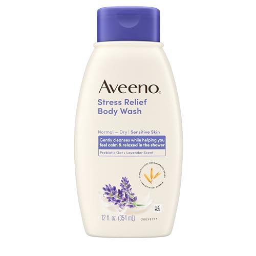 Aveeno Stress Relief Body Wash with Lavender, 12 fl. oz