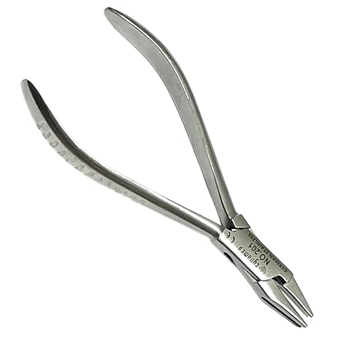 Premium German Stainless Orthodontic Aderer Plier - 3 Prong Dental Wire Bending Tool