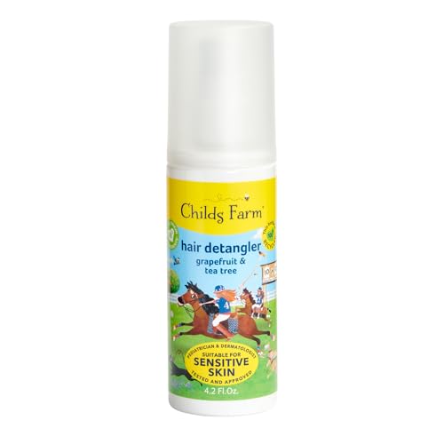 Childs Farm, Kids Hair Detangler, Grapefruit & Organic Tea Tree, Suitable for Dry, Sensitive & Eczema-prone Skin, 4.2 Fl Oz